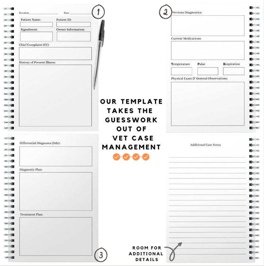 Sea Turtle Veterinary Case Log Notebook