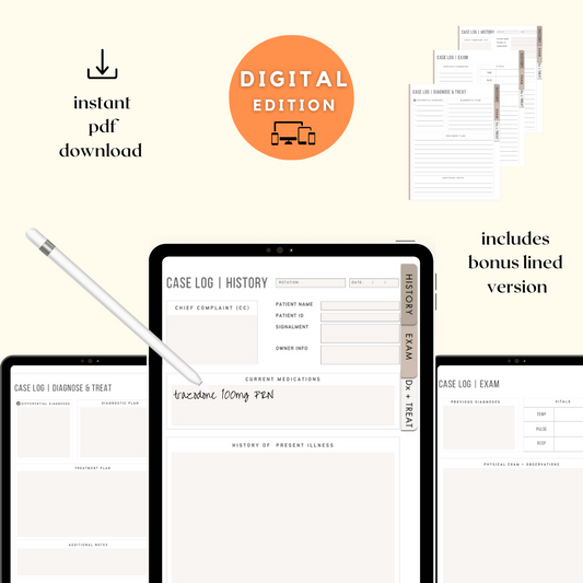 Digital Veterinary Case Log