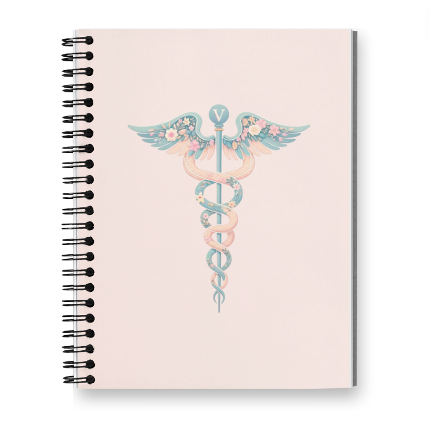 Pink Veterinary Case Log Notebook