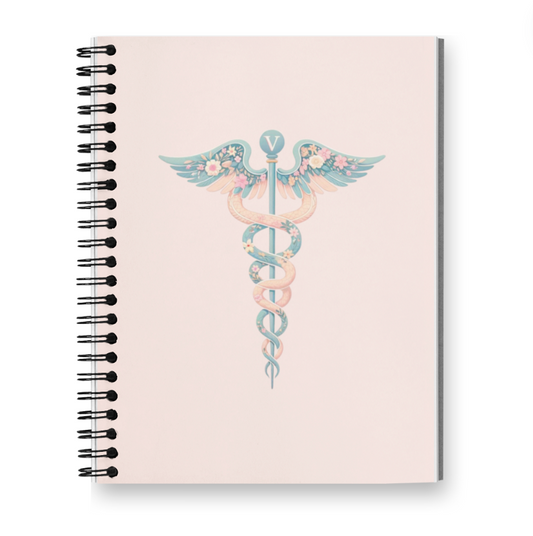 Pink Veterinary Case Log Notebook