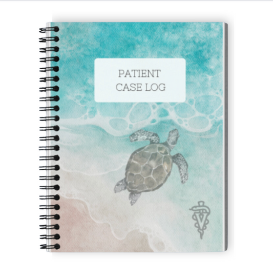 Sea Turtle Veterinary Case Log Notebook